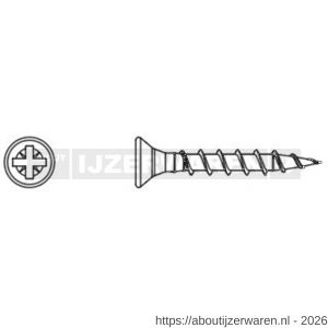 Ellen profiel schroef 2.6x16 mm set 55 stuks - W51010423 - afbeelding 2