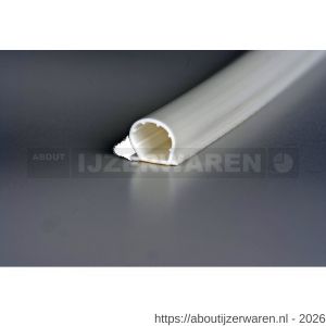 Ellen inbouwprofiel tochtband siliconen zelfklevend Weatherstrip Silicon wit 6 m - W51010412 - afbeelding 1