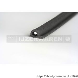Ellen inbouwprofiel tochtband kunststof zelfklevend Weatherstrip Medium gemiddelde kier zwart 2x50 m - W51010225 - afbeelding 2