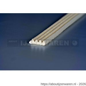 Ellen inbouwprofiel tochtband kunststof zelfklevend Weatherstrip Small kleine kier wit 7.5 m - W51010403 - afbeelding 2