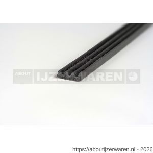 Ellen inbouwprofiel tochtband kunststof zelfklevend Weatherstrip Small kleine kier wit 7.5 m - W51010403 - afbeelding 4
