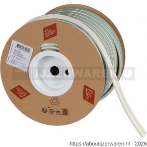 Ellen inbouwprofiel tochtband kunststof zelfklevend Weatherstrip Medium gemiddelde kier wit 2x50 m - W51010406 - afbeelding 1