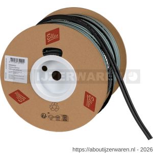 Ellen inbouwprofiel tochtband kunststof zelfklevend Weatherstrip Medium gemiddelde kier zwart 2x50 m - W51010225 - afbeelding 1