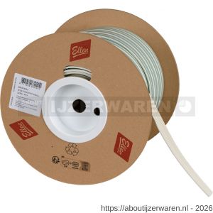 Ellen inbouwprofiel tochtband kunststof zelfklevend Weatherstrip Small kleine kier wit 2x50 m - W51010404 - afbeelding 1