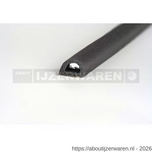 Ellen inbouwprofiel tochtband kunststof zelfklevend Weatherstrip Large grote kier zwart 7.5 m - W51010416 - afbeelding 2