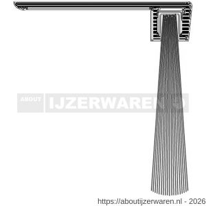 Ellen dorpel tochtprofiel met borstel aluminium IBS-90-36 100 cm - W51010128 - afbeelding 3
