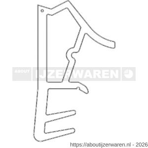 Ellen rondgaande dichting kunststof kaderprofiel 1201 SCF - W51010008 - afbeelding 3