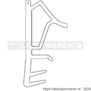 Ellen rondgaande dichting kunststof kaderprofiel 1501 SCF - W51010009 - afbeelding 3