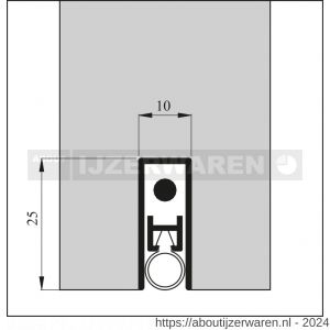 Ellen automatische valdorpel aluminium EM Ellen Matic Extra 63 cm - W51010156 - afbeelding 2