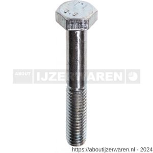 ASF zeskantbout DIN 931 M5x45 mm RVS A4 - W40811853 - afbeelding 1