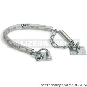 Herag stormketting met hoes zware uitvoering deuren 40 tot 60 kg verzinkt - W40882506 - afbeelding 1