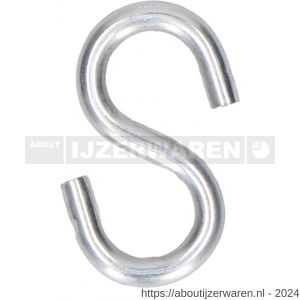 Herag S-haak 6 mm verzinkt - W40882460 - afbeelding 1