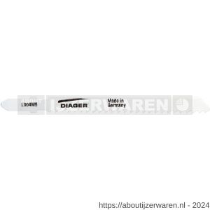 Diager decoupeerzaagblad aluminium-koper-plastic-non ferro 3-15 mm - W40878393 - afbeelding 1