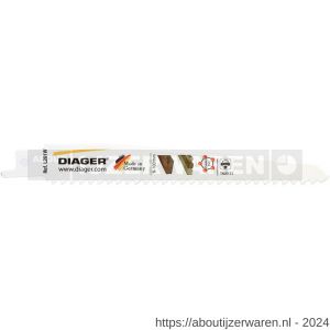 Diager reciprozaagblad hout-plastic 6-175 mm - W40878400 - afbeelding 1