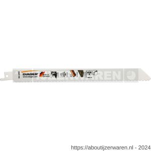 Diager reciprozaagblad hout nagels 175 mm-staal-aluminium 100 mm - W40878398 - afbeelding 1