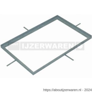 ASF matrand 1090x550 mm 25x3.0 mm thermisch verzinkt ge-etiketteerd - W40824135 - afbeelding 1