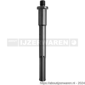 Diager boorkopadapter van SDS Max naar 1/2 inch L=140 mm - W40878421 - afbeelding 1