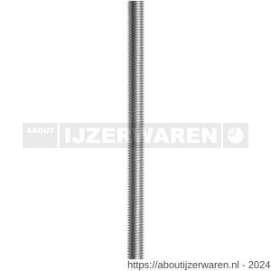 ASF draadeind DIN 976 M10x1000 mm 60 graden 4.8 verzinkt - W40813905 - afbeelding 1