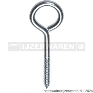 ASF schroefoog 3.2x20x8 mm houtdraad verzinkt - W40824059 - afbeelding 1