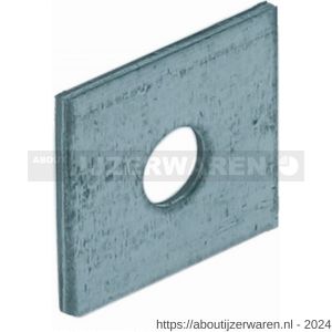 ASF vierkante sluitplaat DIN 436 M10 30x3 mm verzinkt - W40815204 - afbeelding 1