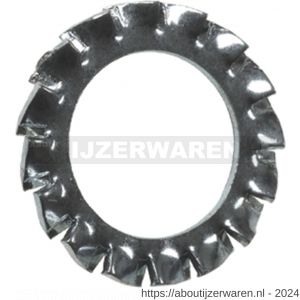 Steelies Ultimate tandveerring DIN 6798A M6 verzinkt - W40860865 - afbeelding 1