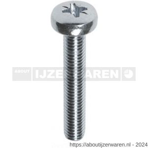 ASF metaalschroef DIN 7985T M6x25 mm Torx T 30 bolcilinderkop RVS A4 - W40821310 - afbeelding 1