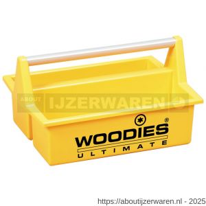 Woodies Ultimate draagkist geel leeg handgreep, bedrukking en etiket - W40800493 - afbeelding 1