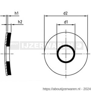 ASF afdichtingsring 29x13.0 mm RVS A2-EPDM grijs - W40814830 - afbeelding 5