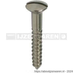 ASF houtschroef DIN 95 6.0x70 mm zaagsnede verzinkt - W40815576 - afbeelding 1