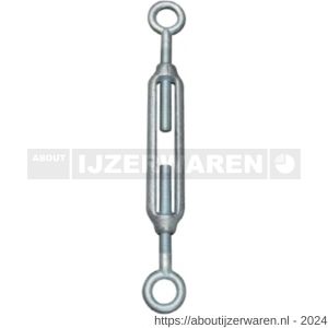 Herag spanwartel oog-oog 8x70 mm verzinkt - W40882456 - afbeelding 1