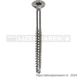 Herag boorschroef 4,0x40 mm verzonken kop Torx T 20 RVS A2 - W40882436 - afbeelding 1