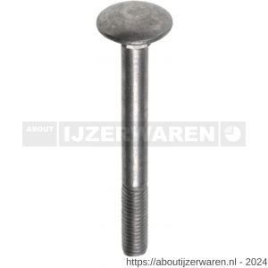 ASF slotbout DIN 603 M6x20 mm RVS A2 - W40810421 - afbeelding 1