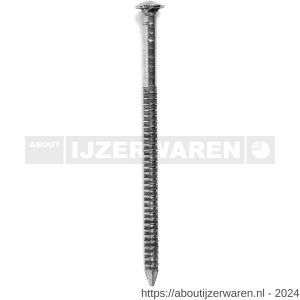 HJZ ringnagel 2.9x60 mm bombe kop RVS A2 1 kg - W40870227 - afbeelding 1