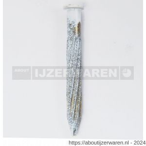 HJZ Z3 plintnagel 4.5 x40 mm platte kop geel verzinkt wit - W40870189 - afbeelding 1