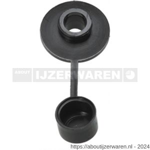 Herag sluitschelp polyethyleen zwart - W40882000 - afbeelding 1