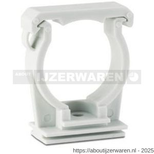 Index AB-GU buisklem grijs 15 mm nylon - W40902221 - afbeelding 1