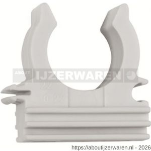 Index AB-PR G buisklem grijs 15 mm nylon zak - W40902186 - afbeelding 2