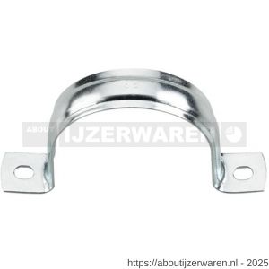 Index AB-PU kabelklem dubbel gat 16 mm verzinkt - W40902141 - afbeelding 1