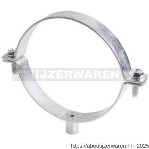 Index AB-RE pijpbeugel 150 mm met M8-M10 aansluiting staal verzinkt - W40902106 - afbeelding 1