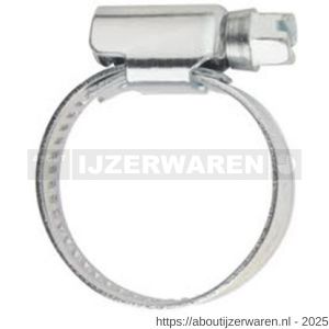 Index AB-SF slangklem 8-16 mm verzinkt blister - W40902042 - afbeelding 1