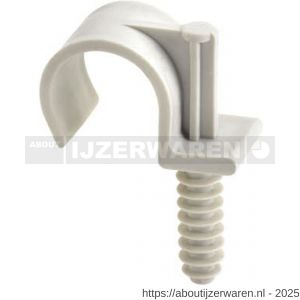 Index AB-TS buisklem met nagel voor 1 buis 18 mm nylon zak - W40901913 - afbeelding 1