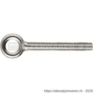 Index AR-FO gesmede oogbout metrisch 6x55 mm verzinkt - W40901815 - afbeelding 1