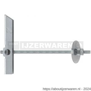 Index BA-ES tuimelplug met draad M5 mm diameter 14 mm verzinkt zak - W40901010 - afbeelding 1