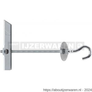 Index BA-GA tuimelplug met haak M6 mm diameter 16 mm verzinkt vensterdoos - W40901001 - afbeelding 1