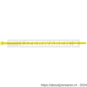 Index BN-AM kabelbinder geel 3.6x140 mm nylon - W40900736 - afbeelding 1