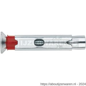 Index CH-PL krachtkeilanker met verzonken kop-bout M6x45 mm diameter 8 mm verzinkt - W40900395 - afbeelding 1