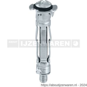 Klimas MOL hollewandanker M4x71 mm verzinkt - W40897031 - afbeelding 1