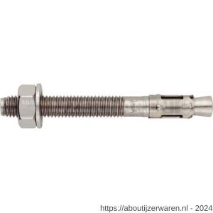 Index MTA-A2 doorsteekanker M8x75 mm diameter 8 mm RVS A2 vensterdoos - W40900094 - afbeelding 1