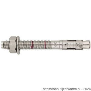 Index MTH-A4 doorsteekanker M6x60 mm diameter 6 mm RVS A4 ETA optie 7 - W40900128 - afbeelding 1