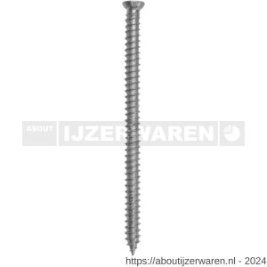 Tox Window Pro SK kozijnschroef 7.5x132 mm verzonken kop verzinkt - W40896162 - afbeelding 1